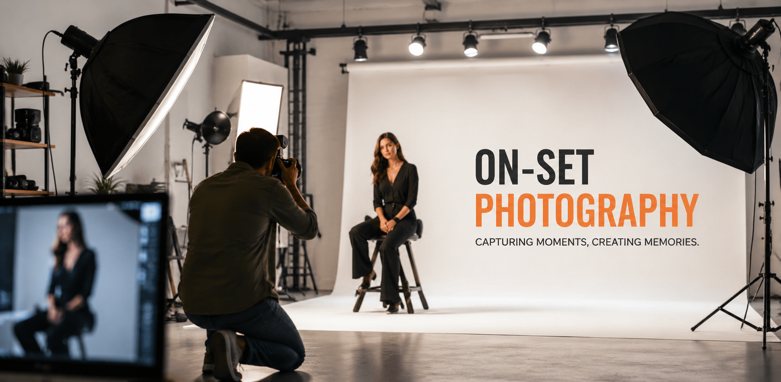 On-set photography